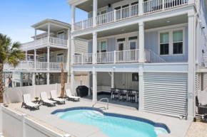 Blue Heaven amazing custom home with private heated pool close to beach